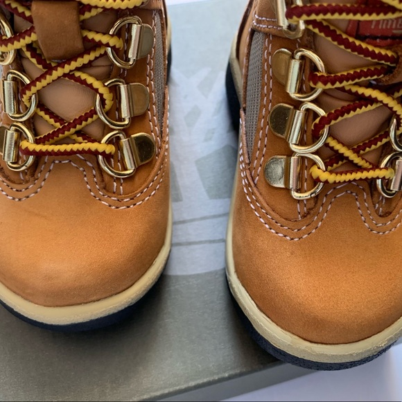 Toddler’s TIMBERLAND 6 INCH FIELD BOOT (WHEAT) - Picture 7 of 8